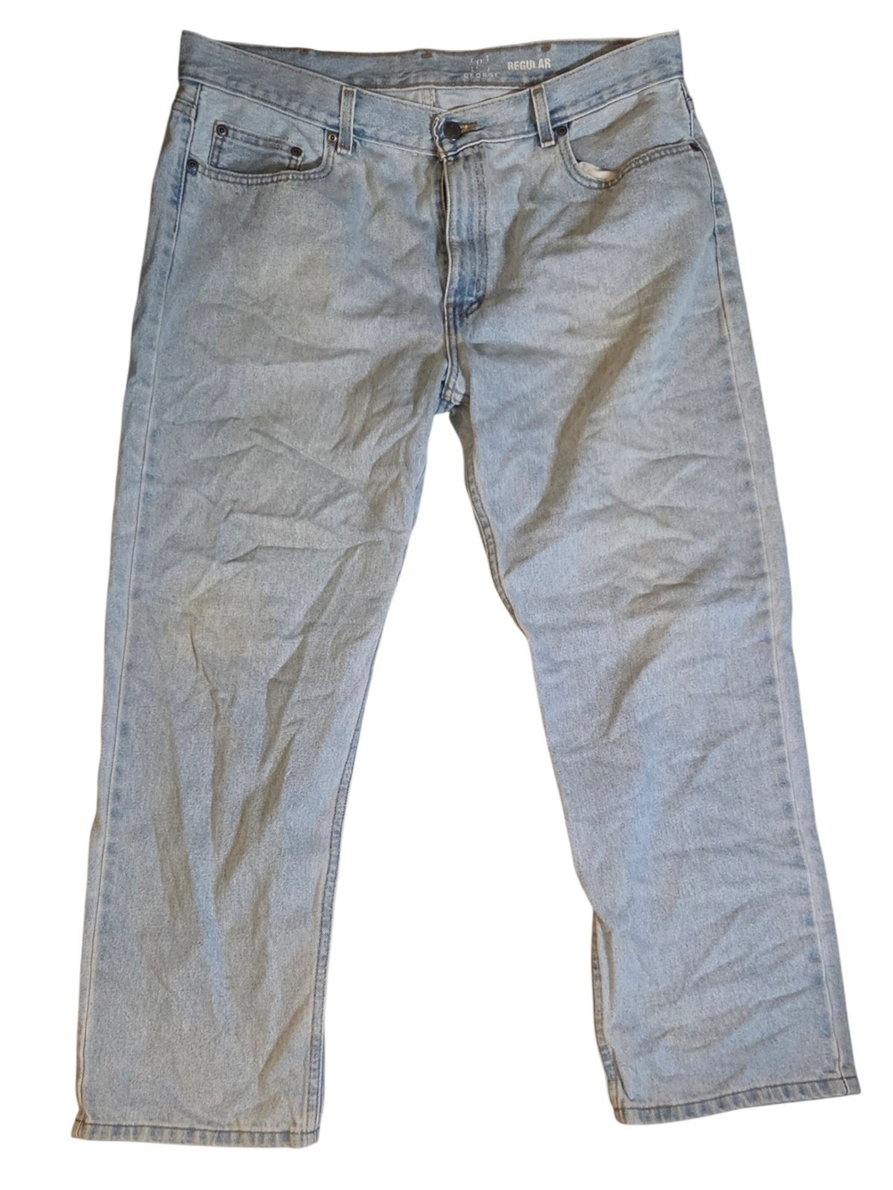 George Regular Faded Light Blue Men’s Jeans ♡